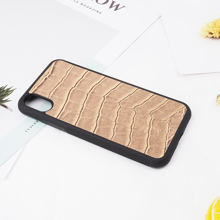 New hot selling embossed croco leather case for iphone X / iphone xs max crocodile leather case