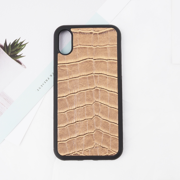 New hot selling embossed croco leather case for iphone X / iphone xs max crocodile leather case