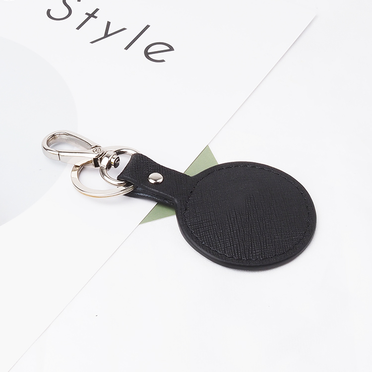 House luxury custom shape wholesale leather keychain