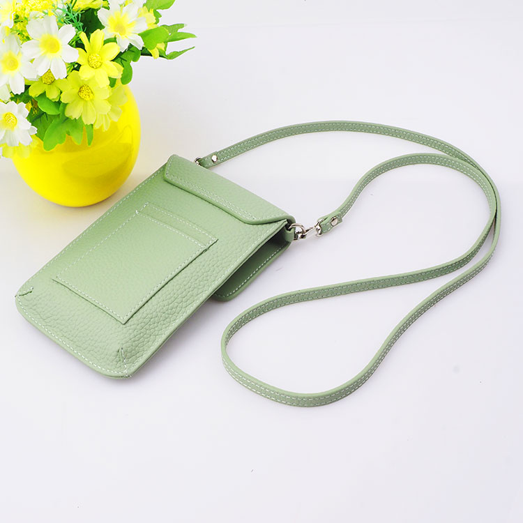 Best Sale Fashion Waterproof Genuine Leather Litchi Belt Clip Wallet Mobile Phone Bag