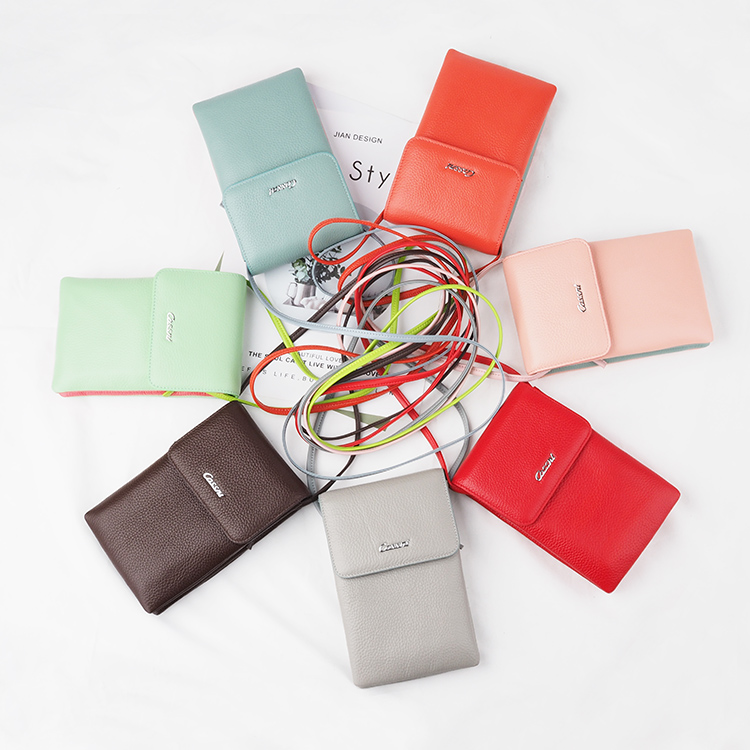 2020 Hot selling soft leather phone bag cell phone case bag
