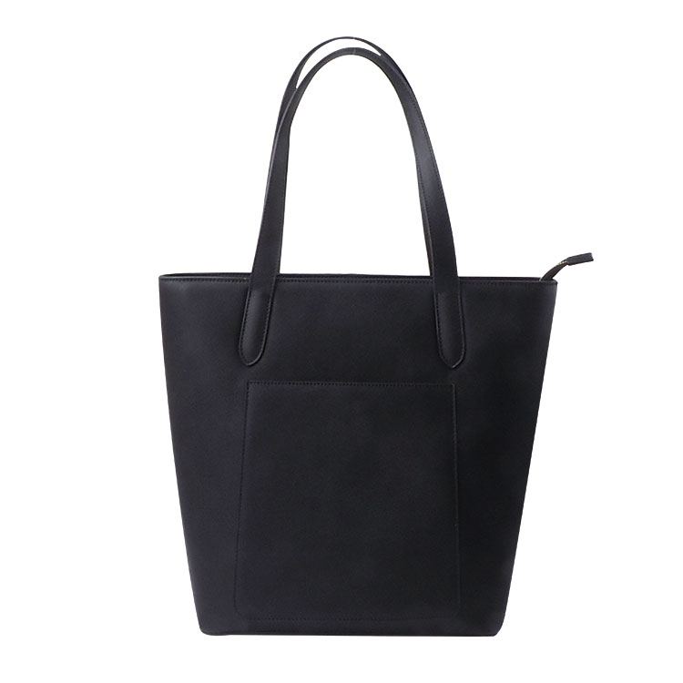 Wholesale factory Custom Designer Genuine Leather Tote Bag luxury genuine leather zipper tote bag