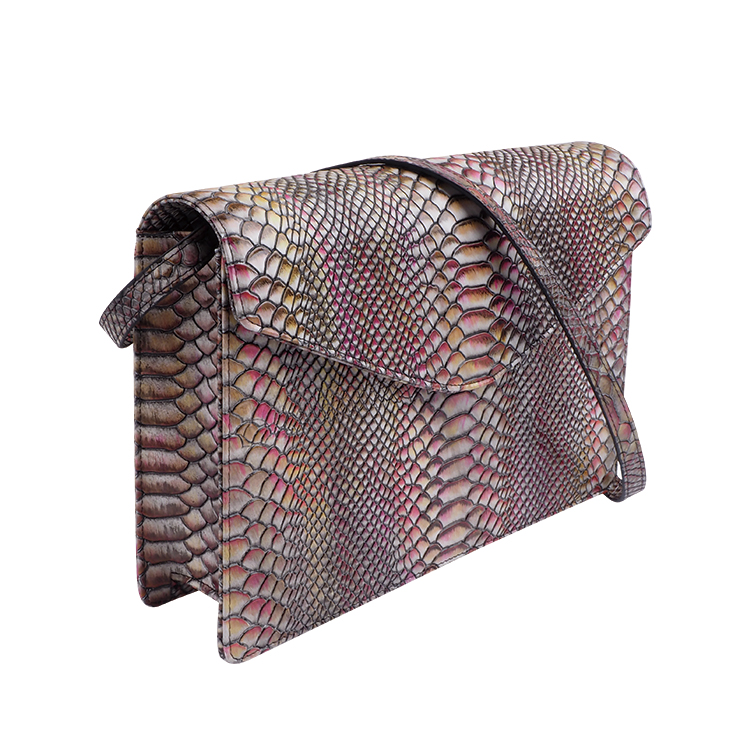 OEM 2020 NEW Fashion leather crossbody bag women Mini Pu snakeskin Leather Handbag Custom Lady Genuine Leather Handbag
