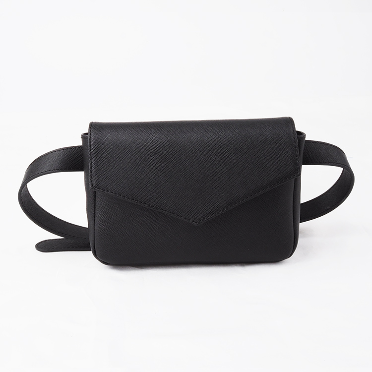 Black luxury genuine custom Leather Waist Bag Black luxury genuine custom Leather Waist Bag