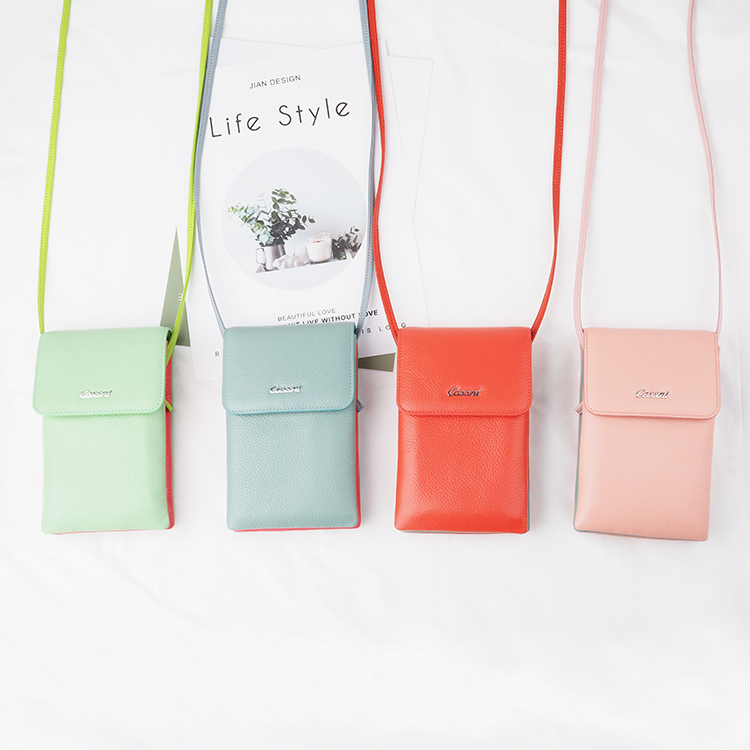 2020 Hot selling soft leather phone bag cell phone case bag