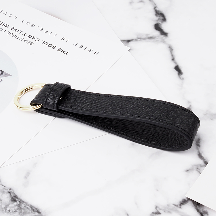 Wholesale Promotional Custom Logo Genuine Leather Keychain