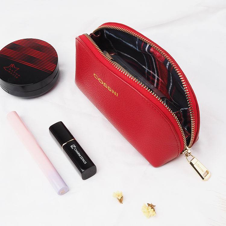Hot selling multi-function leather travel cosmetic bag travel organizer bag makeup bag