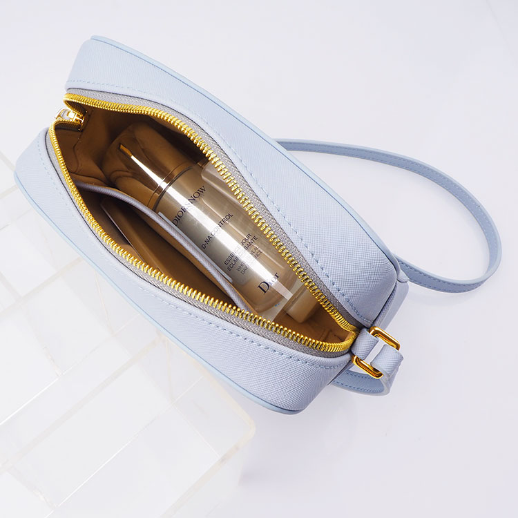 High quality saffiano Leather square mini top handle shoulder handbag for lady crossbag