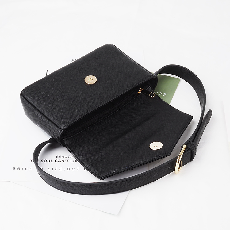 Black luxury genuine custom Leather Waist Bag Black luxury genuine custom Leather Waist Bag