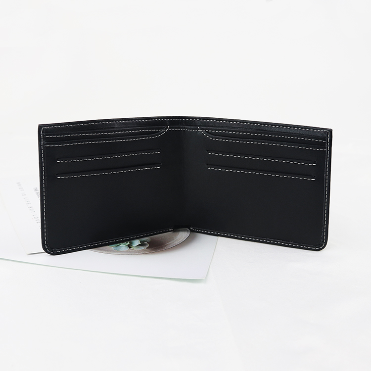 RFID Security Protection men leather Black wallet