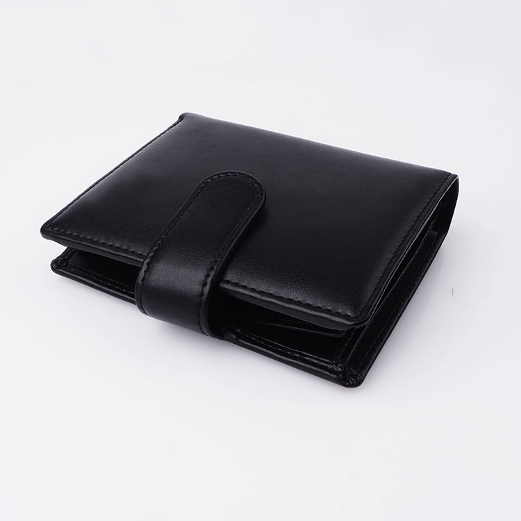 wholesale rfid slim genuine leather men money wallet custom logo