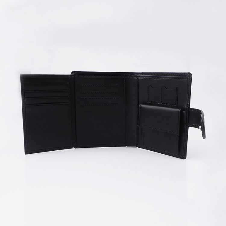 wholesale rfid slim genuine leather men money wallet custom logo