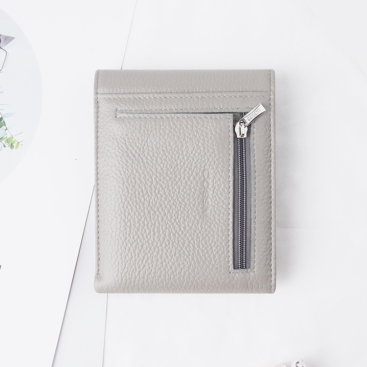 cossni 1804 top genuine pebble leather mini card holder wallet and coin purse