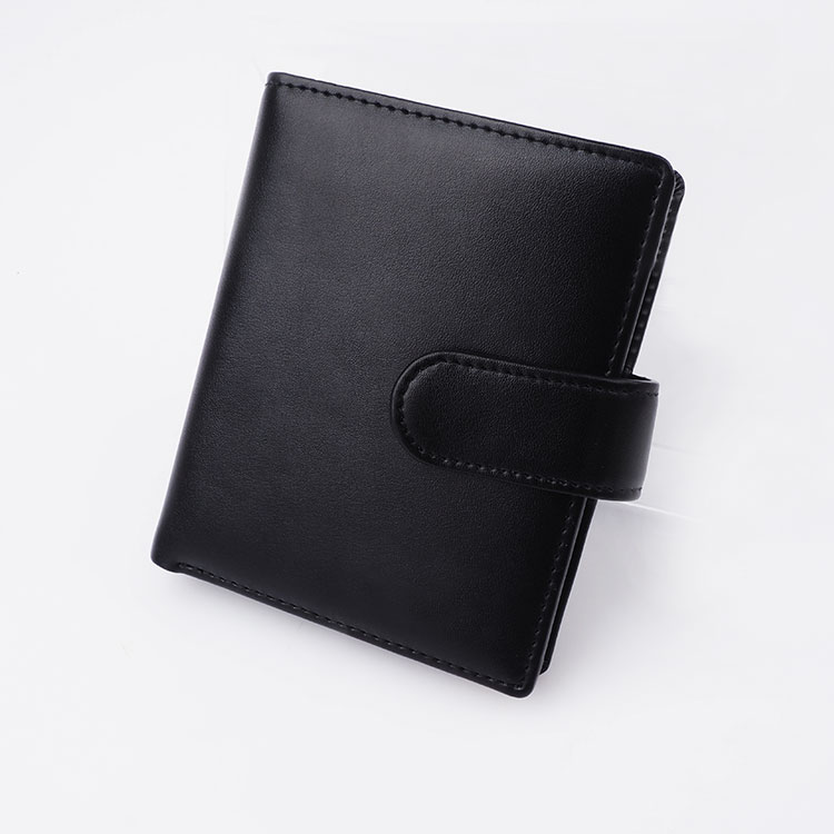 wholesale rfid slim genuine leather men money wallet custom logo