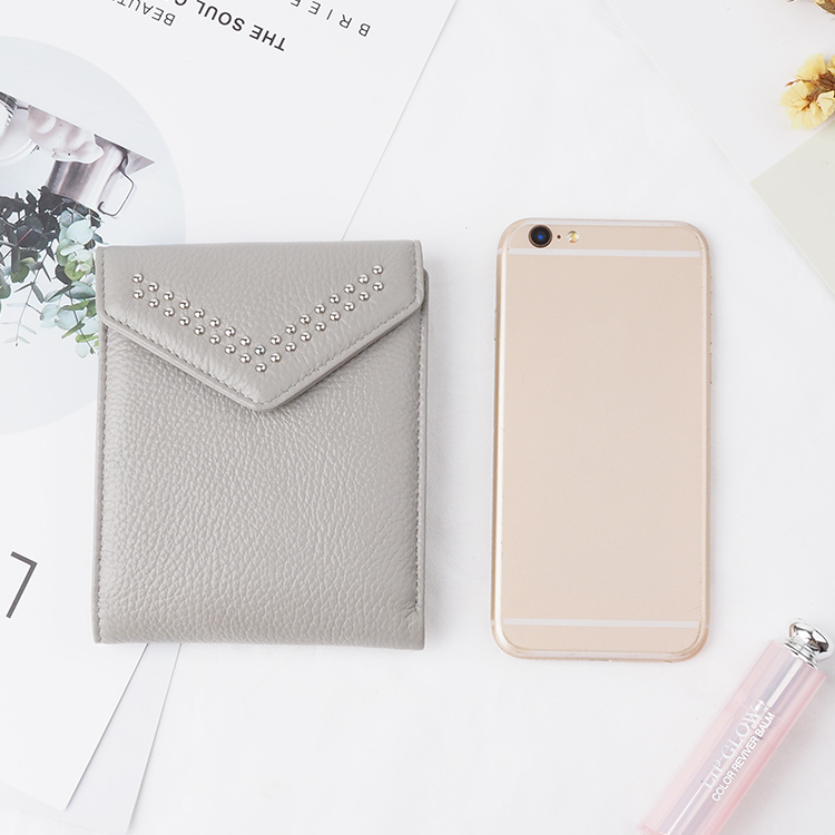 cossni 1804 top genuine pebble leather mini card holder wallet and coin purse