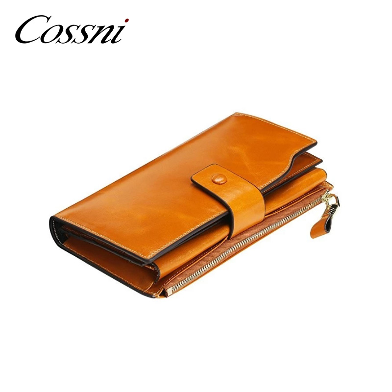 Amazon Best Sellers Women's RFID Blocking Large Capacity Luxury Wallet Card Holder Organizer Long Lady Genuine Leather Wallet