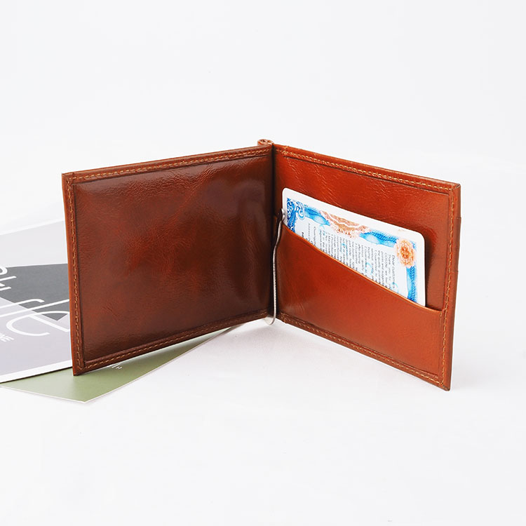 luxury custom printed leather mens slim wallet  Leather Men RFID Wallets