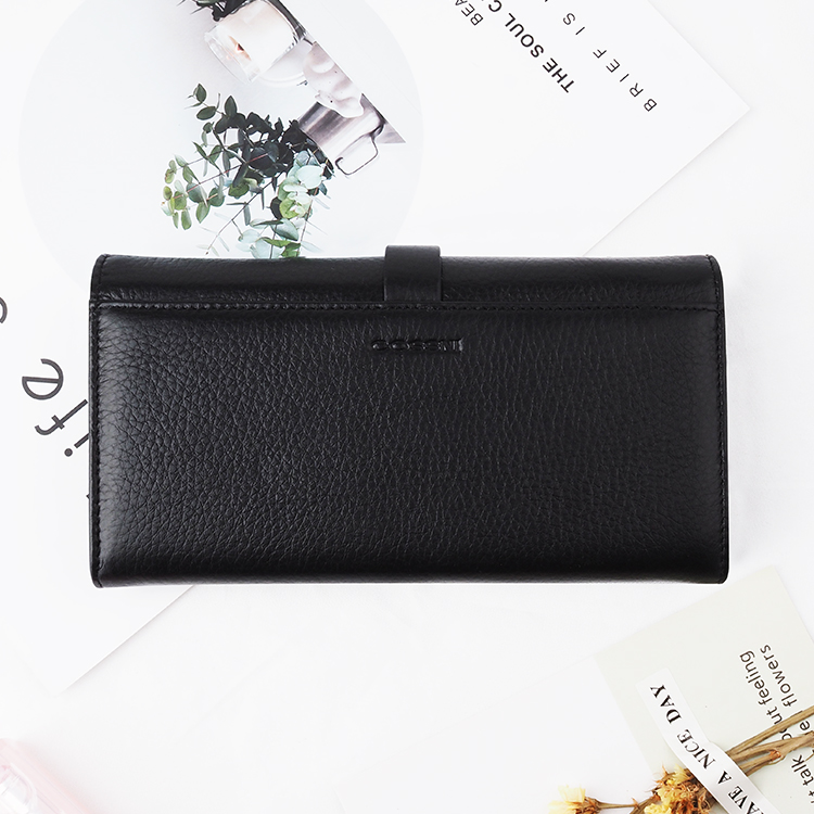 wholesale genuine leather brand logo ladies wallets