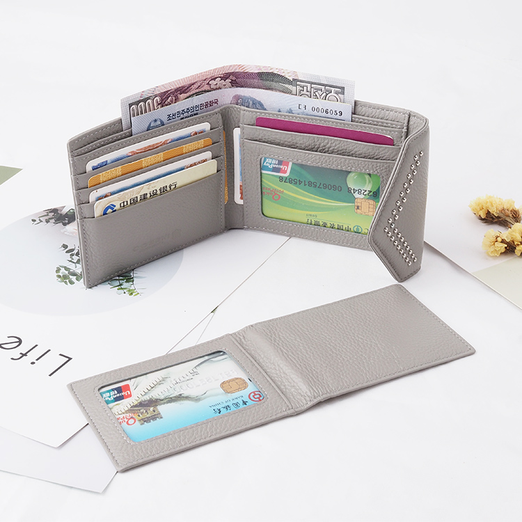 cossni 1804 top genuine pebble leather mini card holder wallet and coin purse