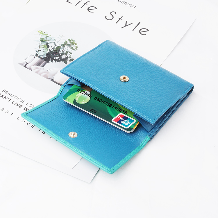 New design pebble  Leather Women Short Wallets