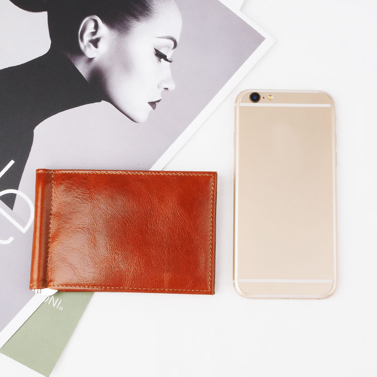 luxury custom printed leather mens slim wallet  Leather Men RFID Wallets