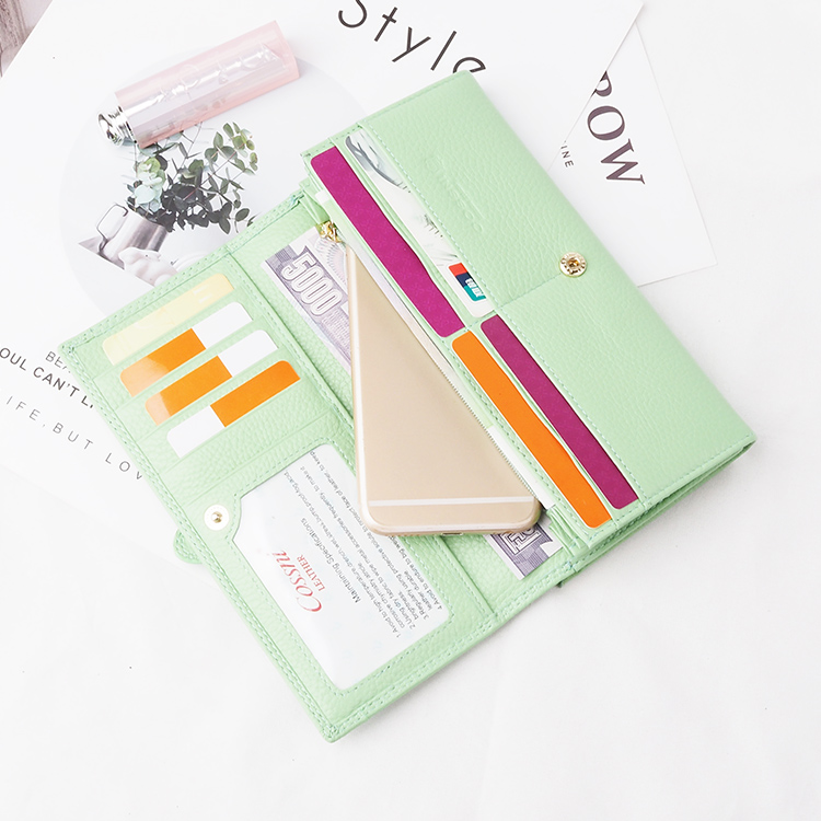 PATENT LEATHER LONG WALLET