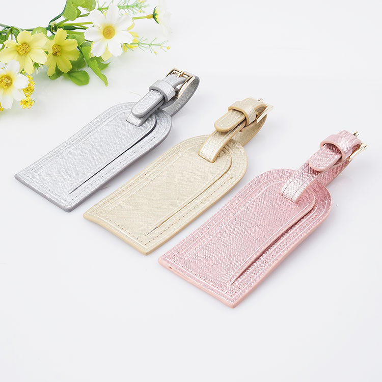 Fashion luggage tag  saffiano leather