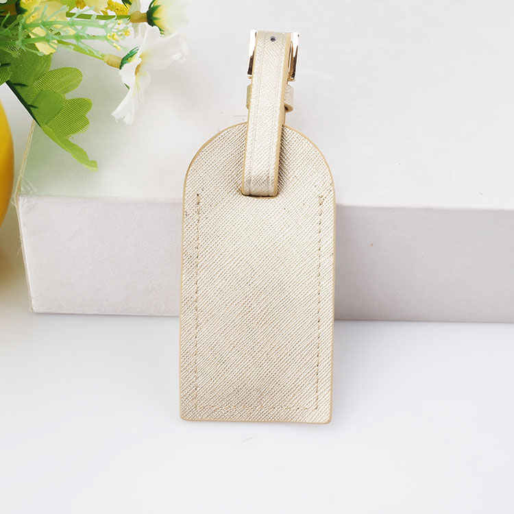 Fashion luggage tag  saffiano leather