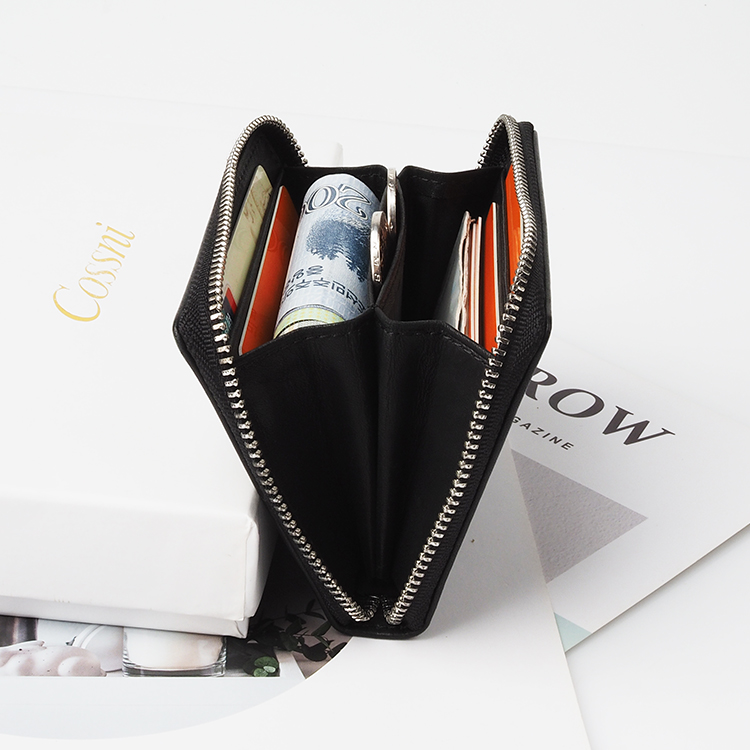 wholesale custom small mini zipper coin purse wallet ladies genuine leather keychain coin purse