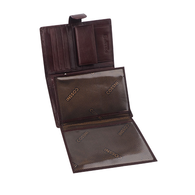 Nature leather wallet for men Slim Bifold Wallet OEM Leather Wallet