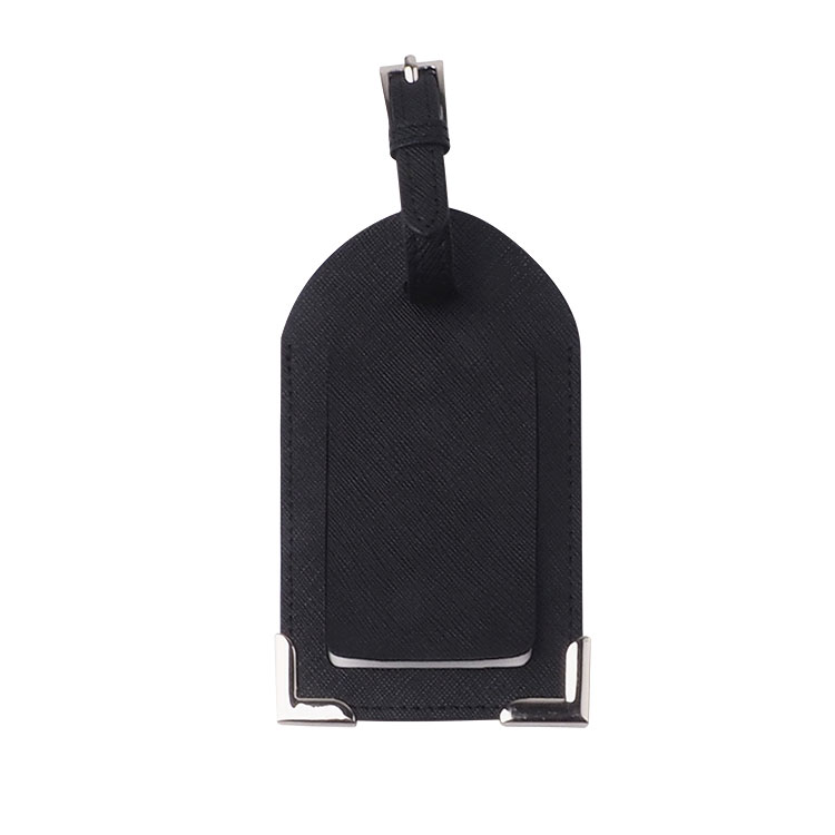 Wholesale Made Logo Personalized Name Airplane Suitcase Crocodile Grain Blank Travel Custom Leather Luggage Tag