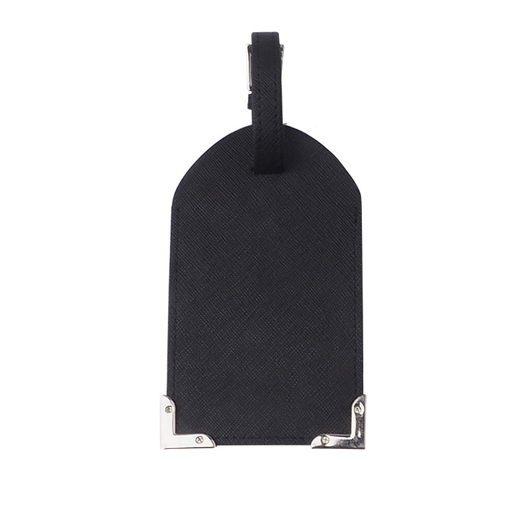 Wholesale Made Logo Personalized Name Airplane Suitcase Crocodile Grain Blank Travel Custom Leather Luggage Tag