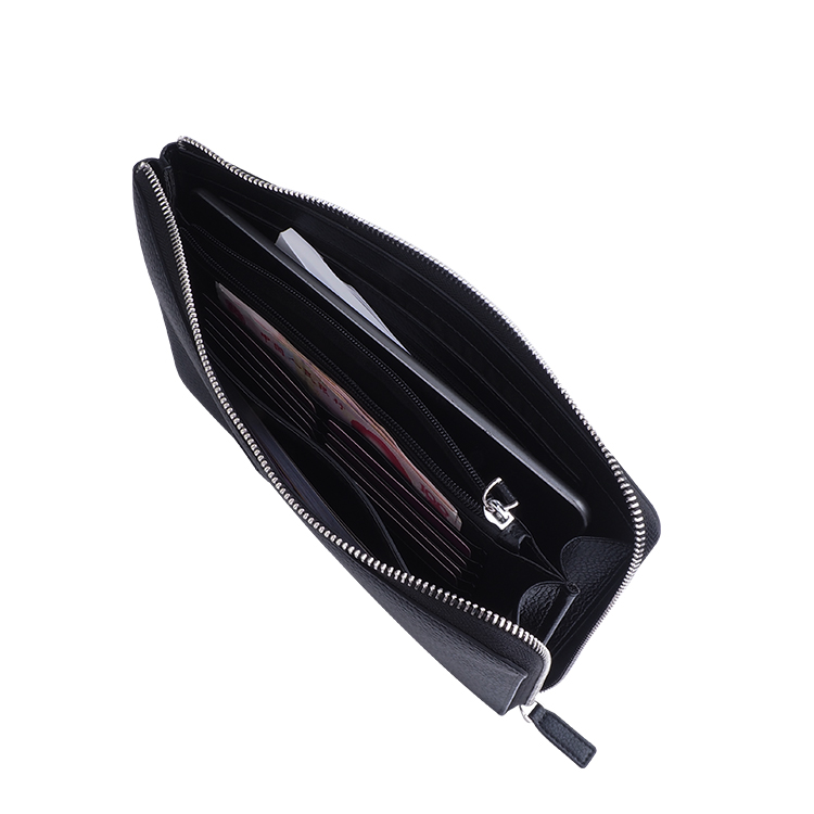 high quality business daily men genuine leather pouch clutch hand bag man