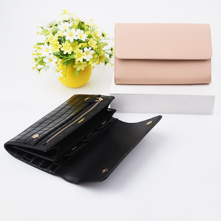 2020 Fashion OEM Real Leather Women Purses wallet Ladies Hand Clutch Bags designer purse