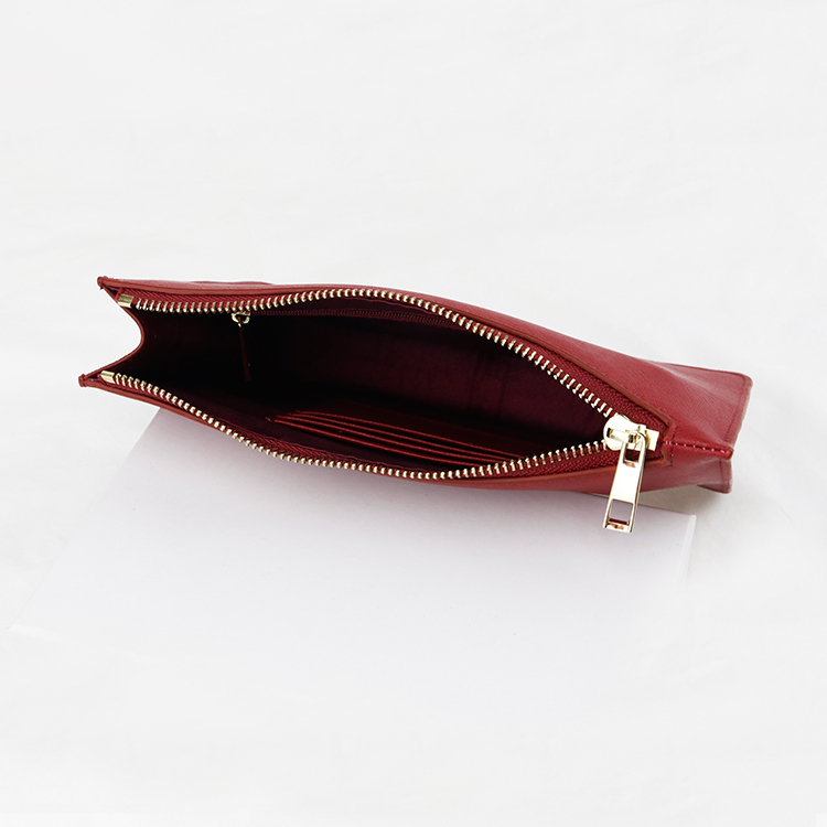 Fashion simple genuine leather large women envelope handbag women clutch bag
