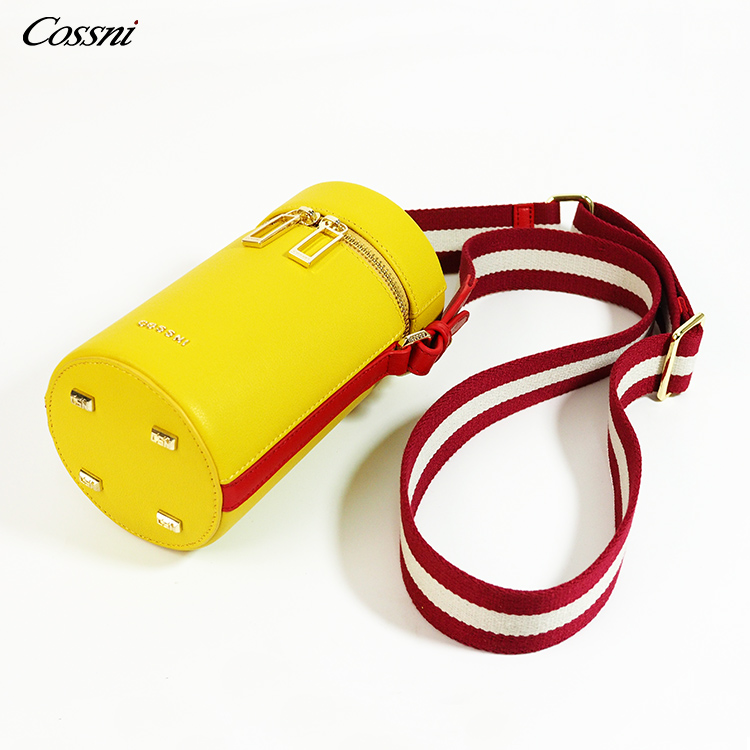 Handbag logo labels woman's handbag shoulder bag leather