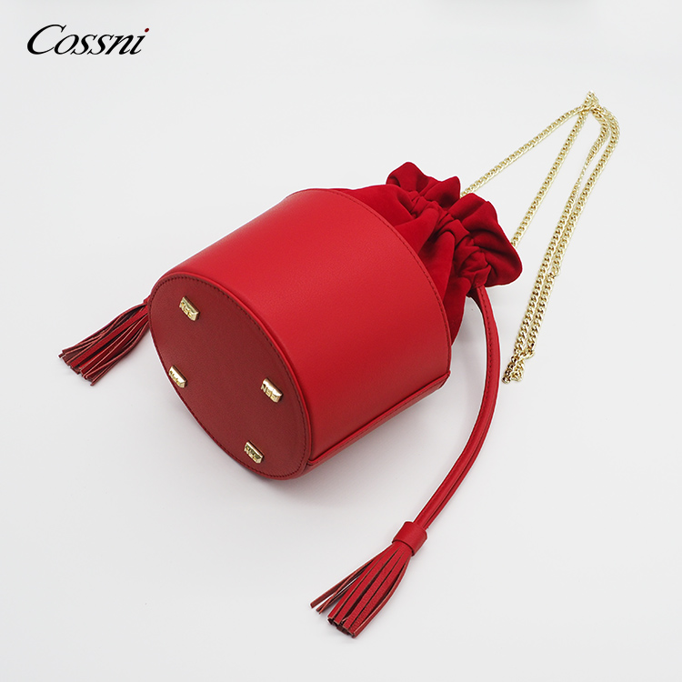 2020 popular Custom logo Genuine leather woman's handbag crossbody bag