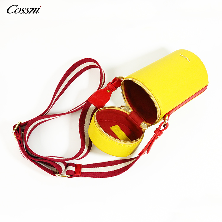 Handbag logo labels woman's handbag shoulder bag leather