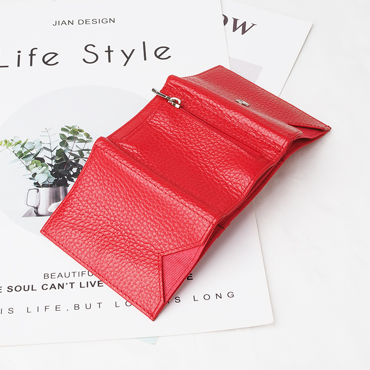 Men's Genuine Leather Short around Bifold RFID Wallet