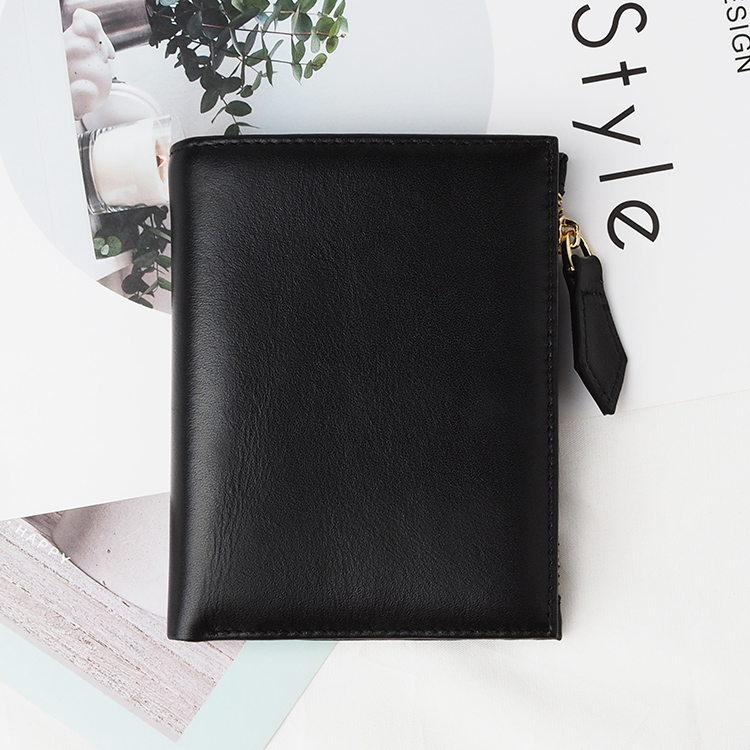 Small Thin Smart Genuine Leather Wallet RFID Card Holder Wallet