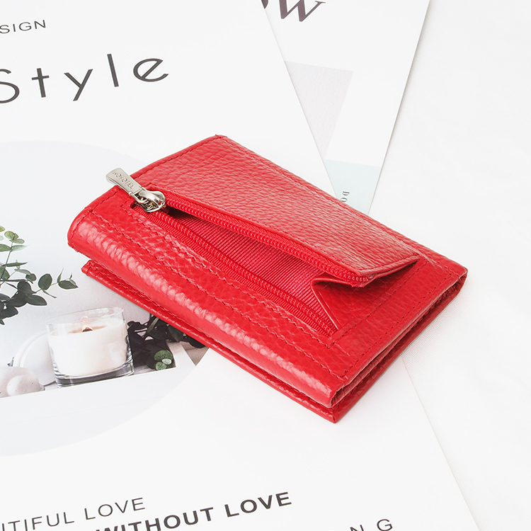 Men's Genuine Leather Short around Bifold RFID Wallet