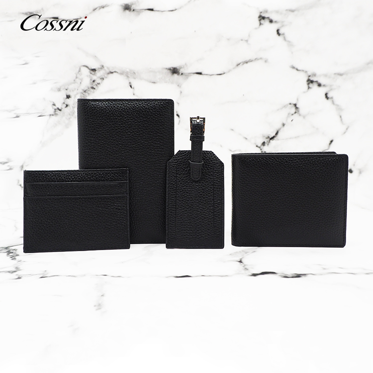 high quality multiple pebbled leather genuine leather passport holder