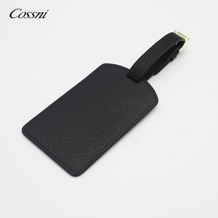 2020 Wholesale hot sale travel accessories real calfskin leather luggage tag