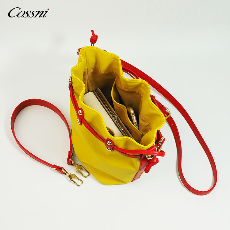 100% genuine leather bag for lady handbag sling bag