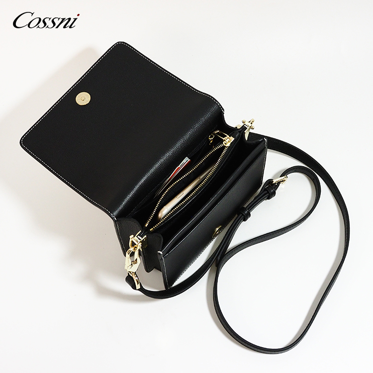 Wholesale fashion ladies genuine leather chain purses handbags women