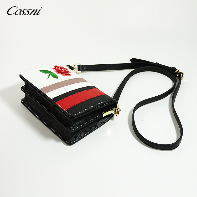 Wholesale fashion ladies genuine leather chain purses handbags women