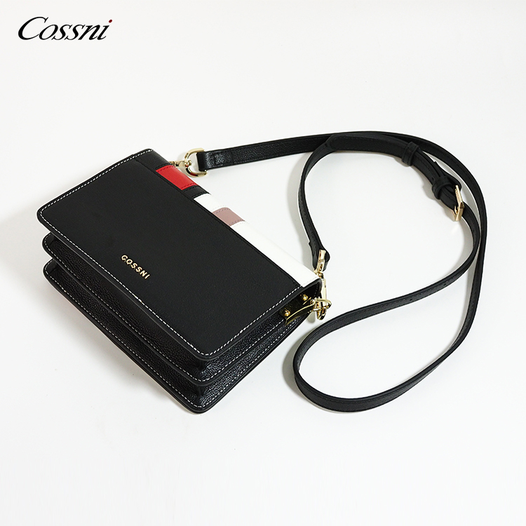 Wholesale fashion ladies genuine leather chain purses handbags women