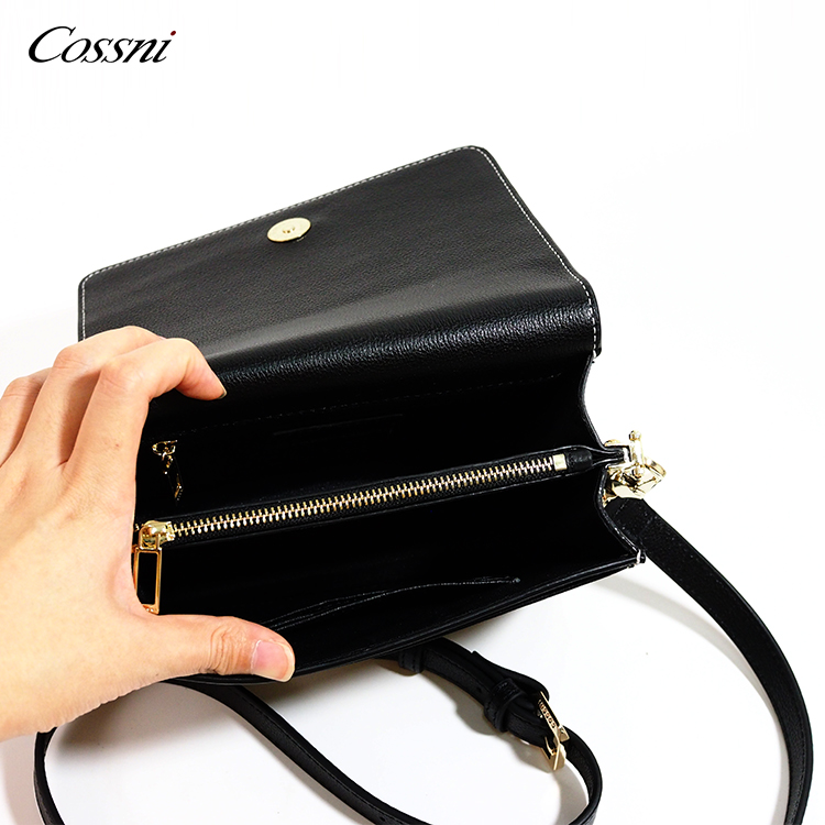 Wholesale fashion ladies genuine leather chain purses handbags women