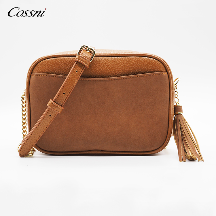 2020 new High quality Genuine leather square mini top handle shoulder handbag for lady crossbag