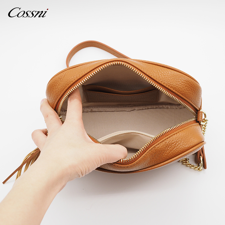 2020 new High quality Genuine leather square mini top handle shoulder handbag for lady crossbag